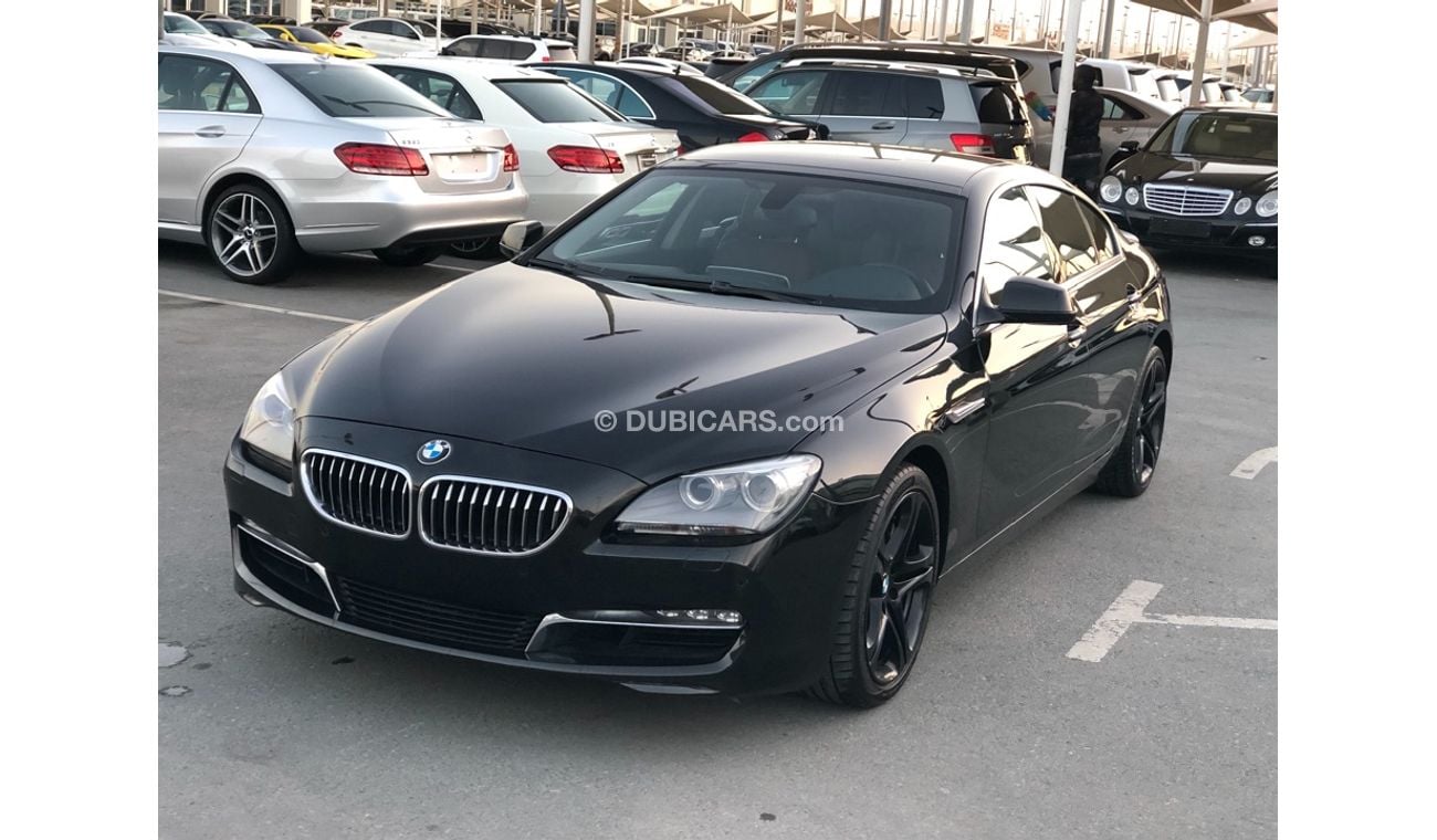 BMW 640i BMW640 MODEL 2015 GCC car perfect condition full option low mileage panoramic roof leather seats nav
