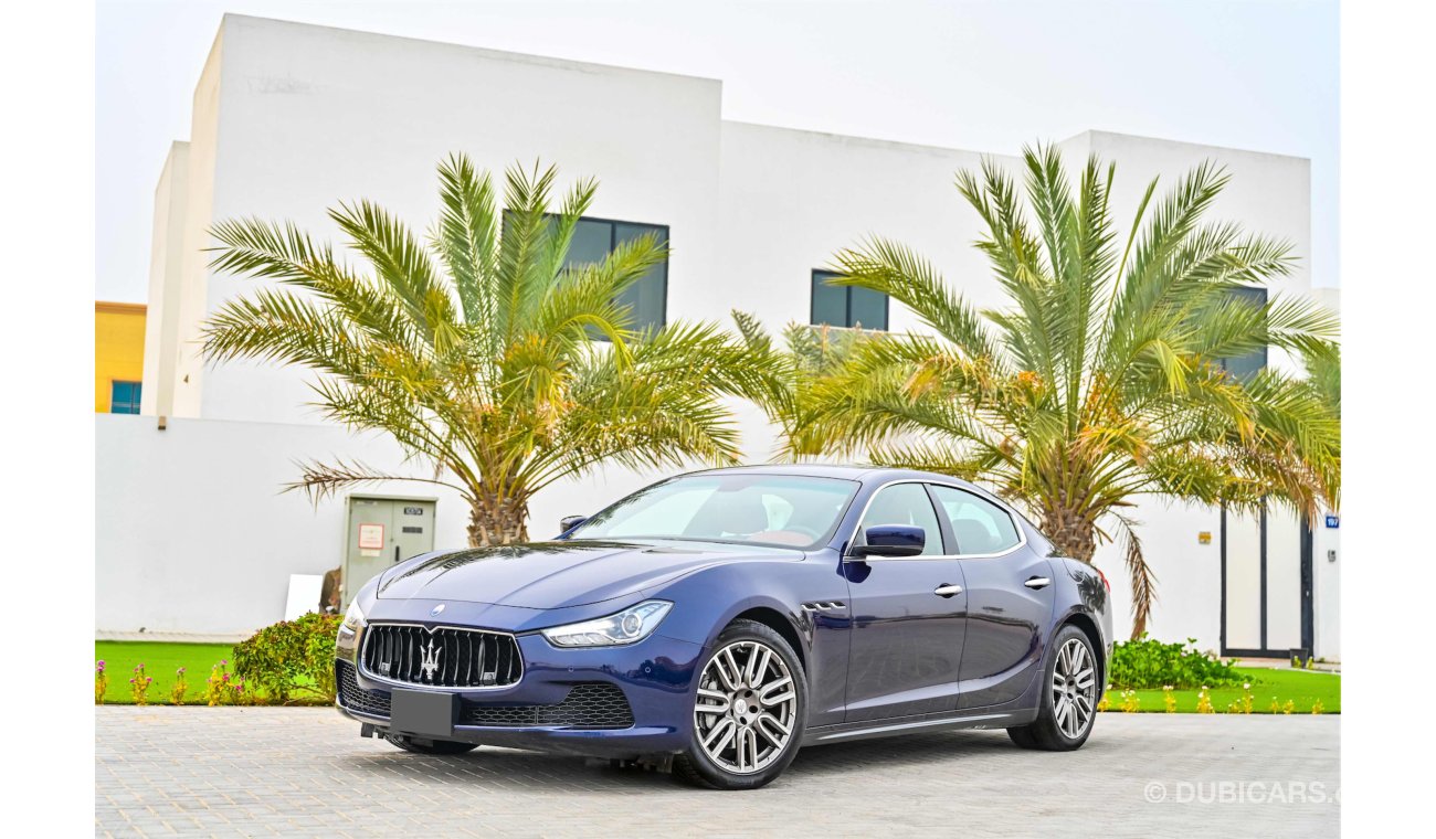 Maserati Ghibli | AED 2,330 Per Month | 0% DP | Exceptional Condition