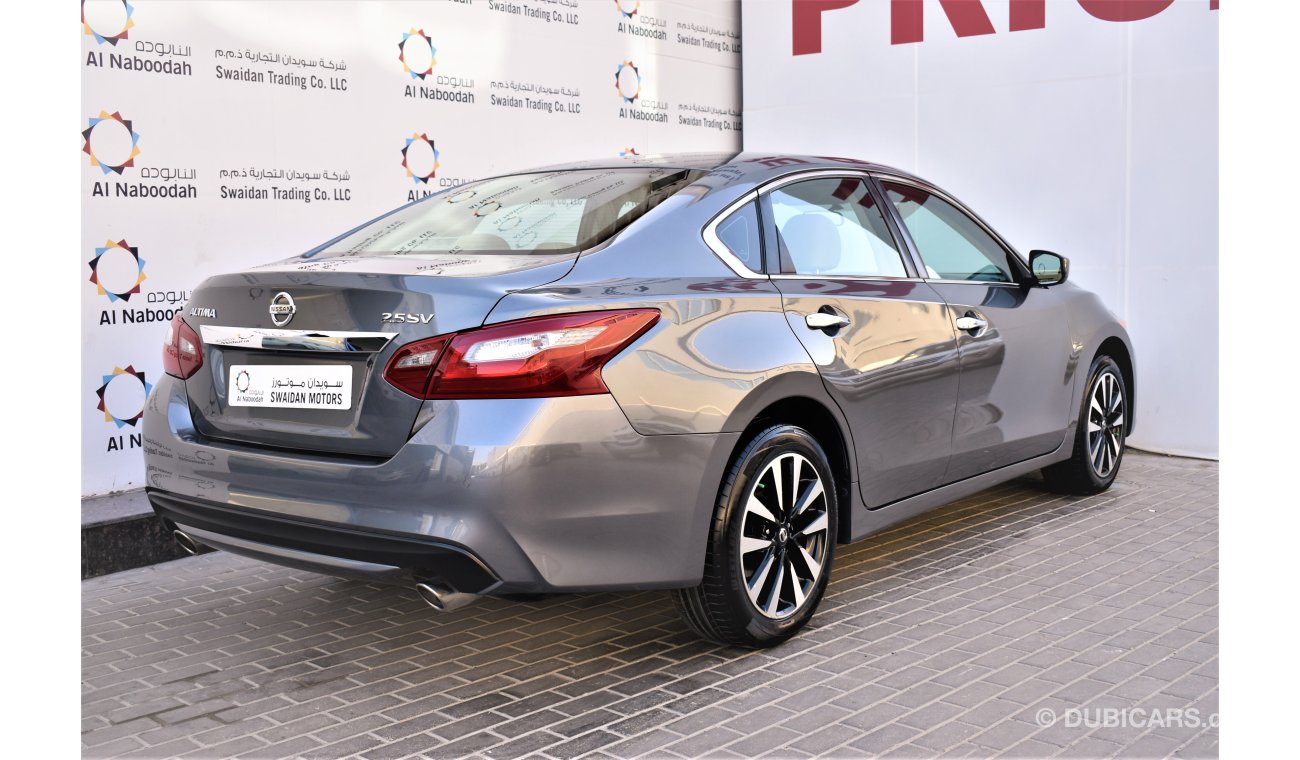 Nissan Altima 2.5L SV 2018 MODEL GCC SPECS