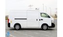 Nissan Urvan 2020  NV350 2.5L RWD - High Roof Chiller Van - Petrol Manual - GCC Specs - Low Mileage