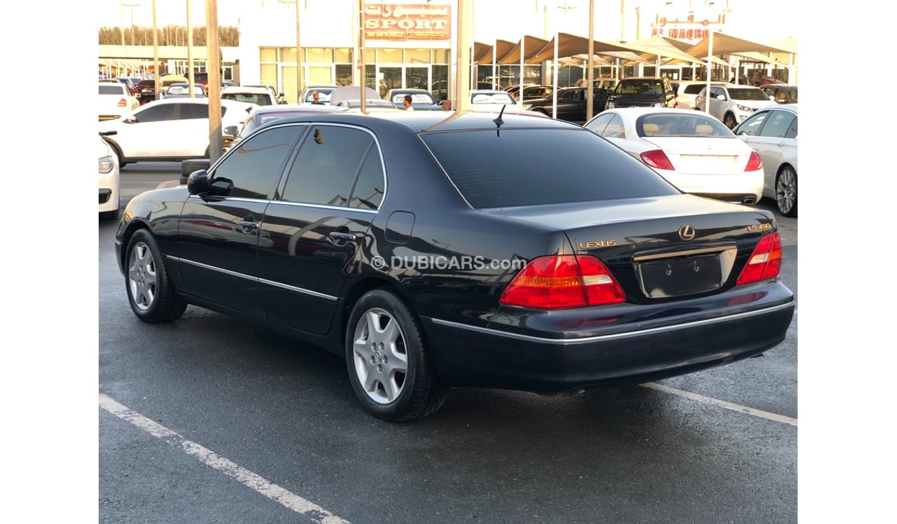 لكزس LS 430 موديل 2002 وارد امريكي فتحه سقف وكراسي جلد ومثبت سرعه وتحكم كهربي كامل