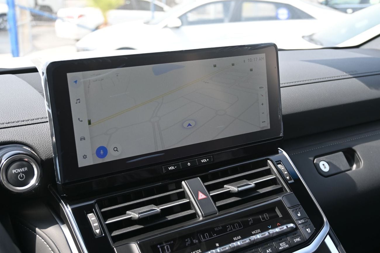 تويوتا لاند كروزر VXR تويوتا لاند كروزر VX-R موديل 2026، محرك هجين V6 سعة 3.5 لتر بشاحن توربيني مزدوج، دفع رباعي، اللون أب