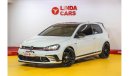 Volkswagen Golf Volkswagen GTI Clubsport 2017 GCC under Agency Warranty with Zero Down-Payment.