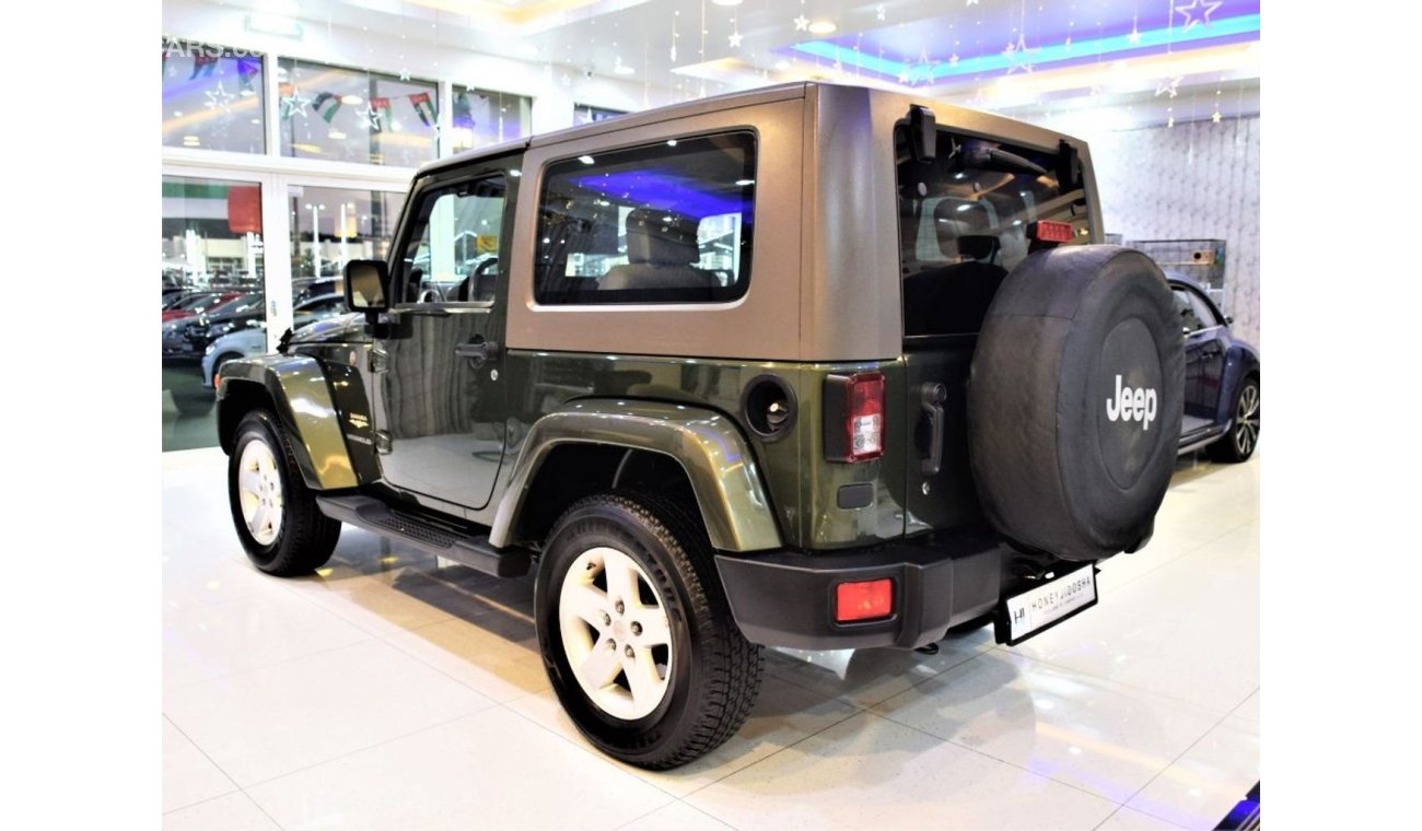 Jeep Wrangler Amazing Jeep Wrangler Sahara 2008 Model!! in Green Color! GCC Specs