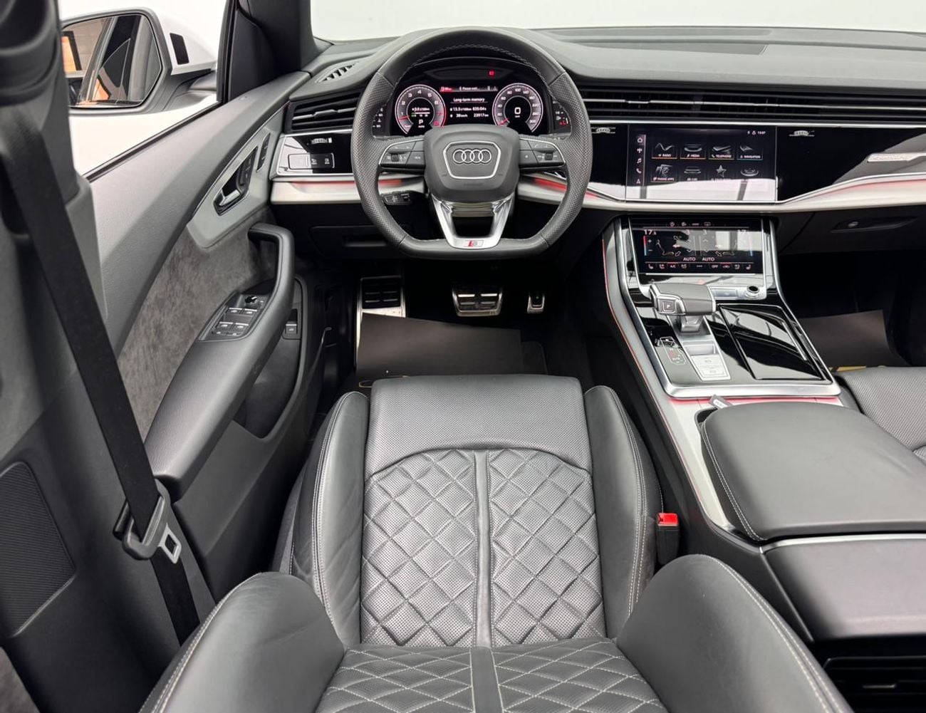 Audi Q8 55 TFSI 2022 Audi Q8 55TFSI Quattro S-line, 4/2027 Audi Warranty And Service Pack, Audi Service Hist