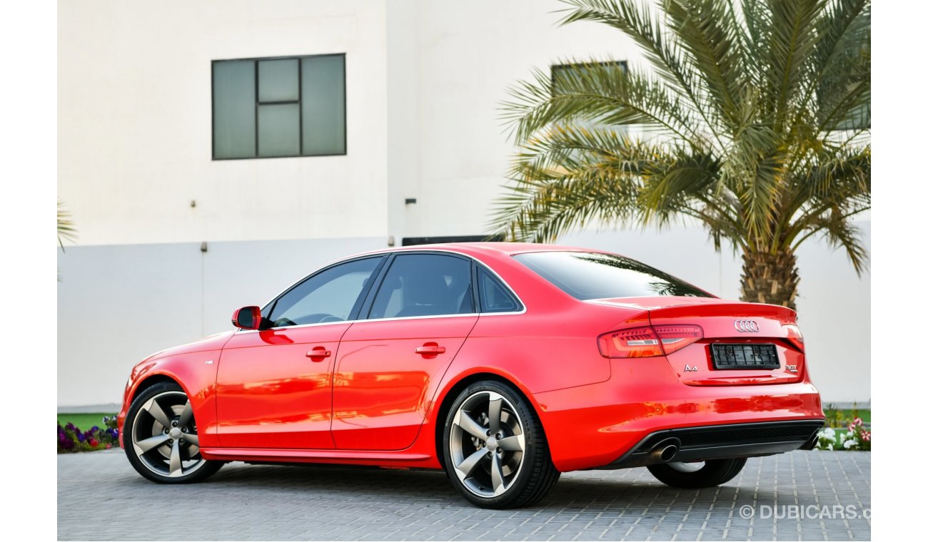 Audi A4 2 Y Warranty - GCC - AED 1,130 PER MONTH - 0% DOWNPAYMENT