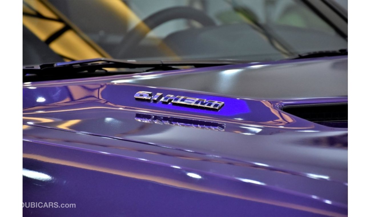 دودج تشالينجر EXCELLENT DEAL for our Dodge Challenger SRT8 6.1 HEMI ( 2010 Model ) in Purple / Violet Color GCC Sp