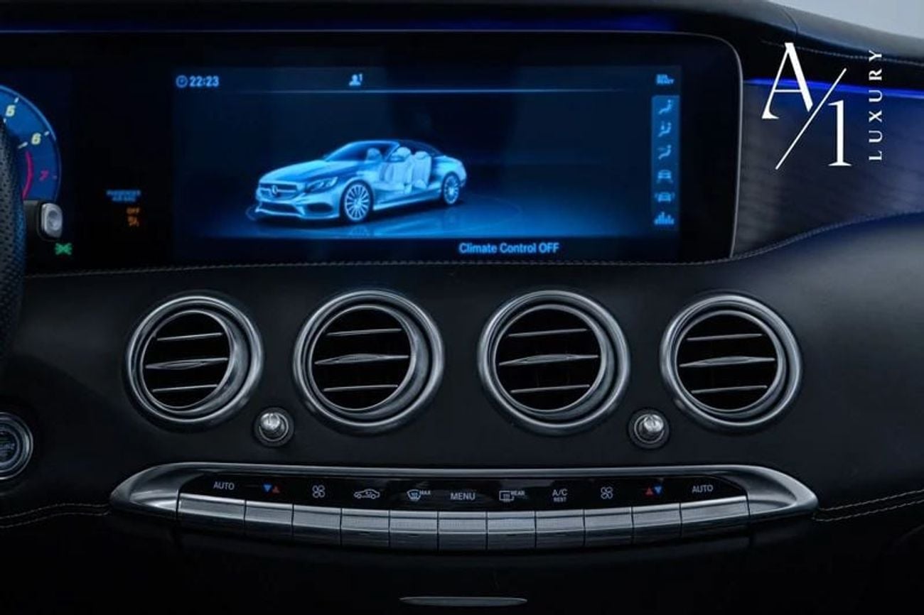 Mercedes Benz S560 AMG 2018 Mercedes Benz S560 AMG Cabriolet, Warranty, Fully Loaded, Very Low Kms, Excellent Condition