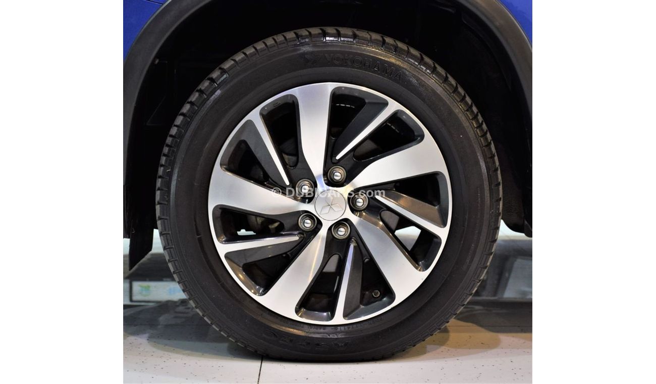 Mitsubishi ASX ORIGINAL PAINT ( صبغ وكاله ) Mitsubishi ASX 2017 Model!! in Blue Color! GCC Specs