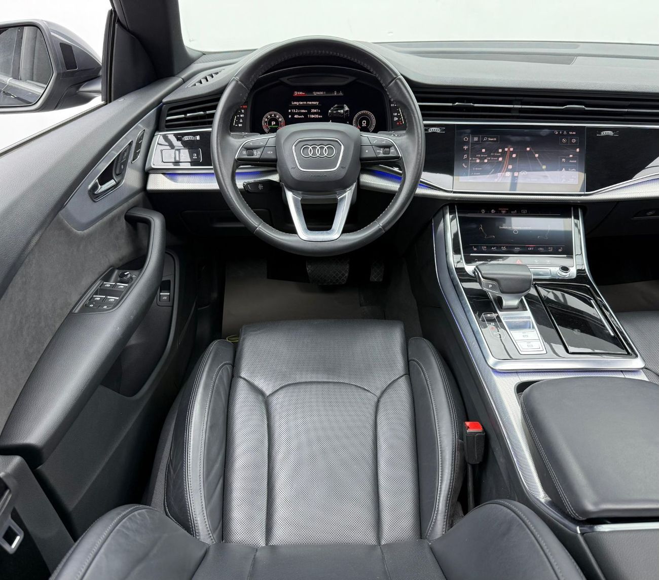 Audi Q8 55 TFSI quattro S-Line 3.0L (340 HP) 2019 Audi Q8 55 TFSI Quattro S-Line, Audi Service Pack, Warrant