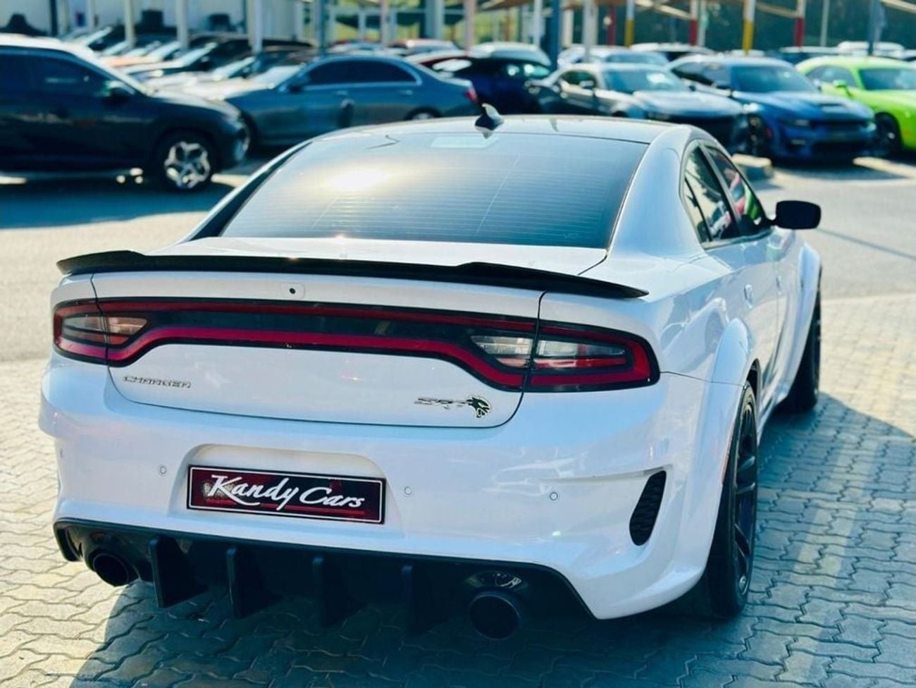Dodge Charger SRT HELLCAT WIDEBODY SRT Hellcat 6.2L (707 HP) | Monthly AED 3130/- | 0% DP | Blindspot | Memory Sea