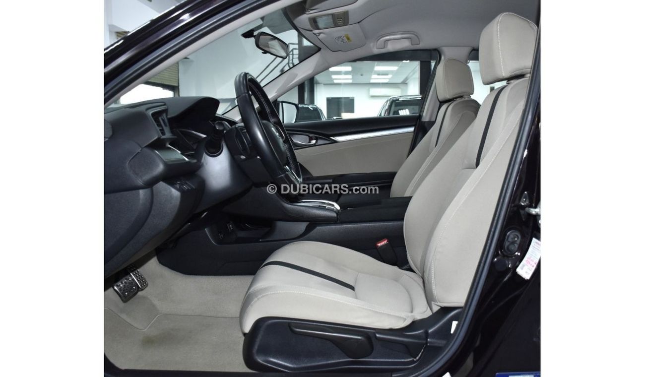 Honda Civic EXCELLENT DEAL for our Honda Civic ( 2019 Model ) in Dark Violet Color GCC Specs