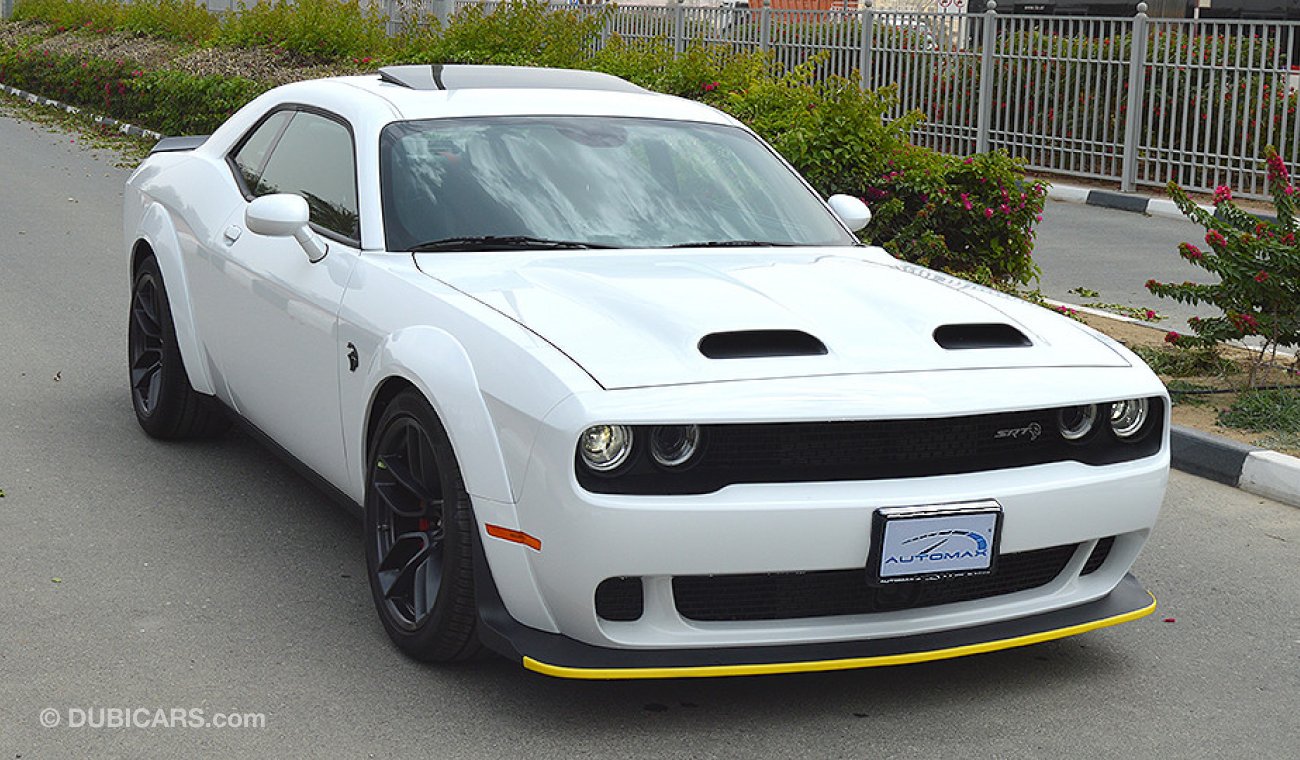 دودج تشالينجر 2019 SRT Hellcat WIDEBODY, 717hp, 6.2 V8 GCC, 0km with 3 Years or 100,000km Warranty