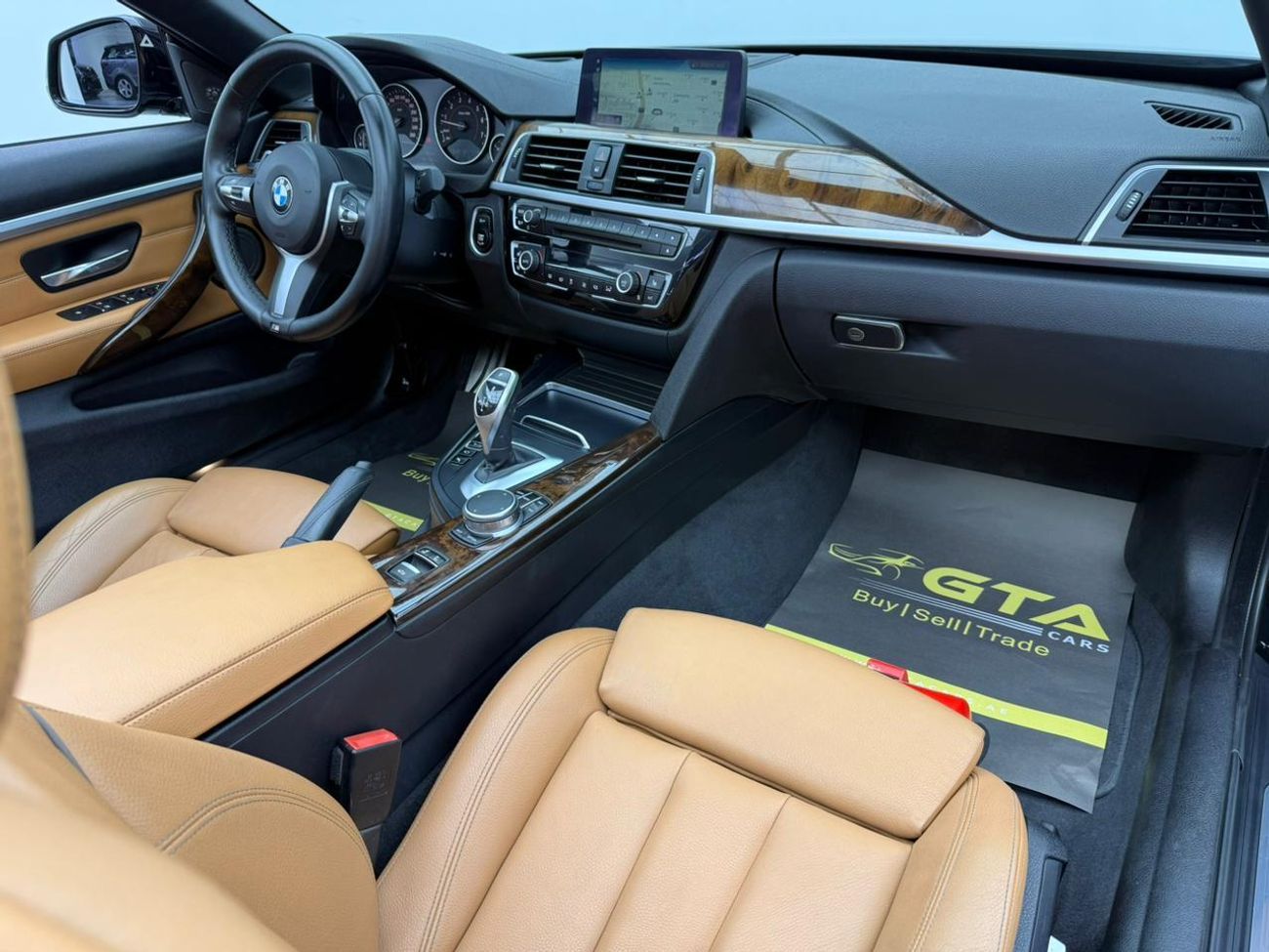 BMW 430i M Sport 2.0L 2018 BMW 430i M-Sport Convertible, Warranty, Full Service History, Fully Loaded, GCC