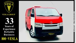 Toyota Hiace 6 SEATS + AL FURAT CHILLER + FREEZER + SIDE GLASS / 2018 / GCC / UNLIMITED MILEAGE WRRANTY / 1008DHS