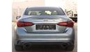 Infiniti Q50 Turbo Infiniti Q50 GCC, in excellent condition, without accidents
