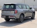 نيسان باترول LE بلاتينيوم سيتي (الخارج: رمادي + سقف أسود، الداخل: عنابي)
