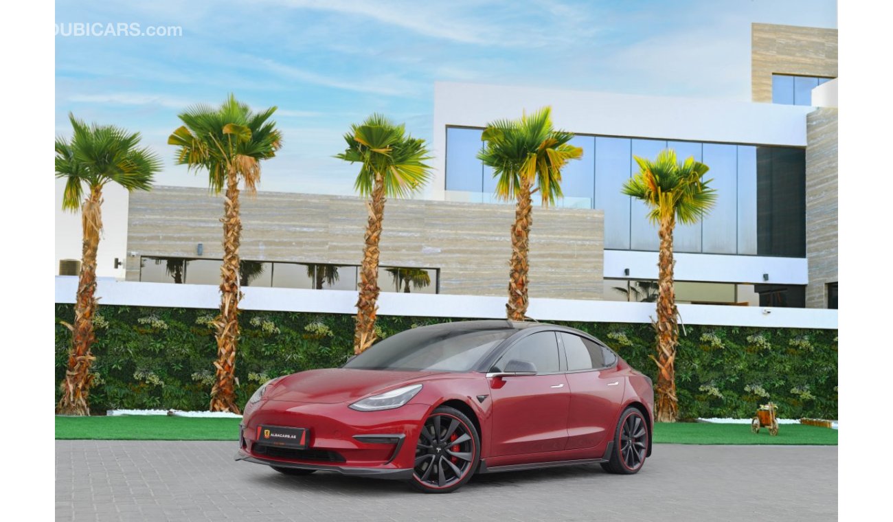 تيسلا موديل 3 Performance | 4,111 P.M  | 0% Downpayment | Tesla Warranty! | Low Mileage!