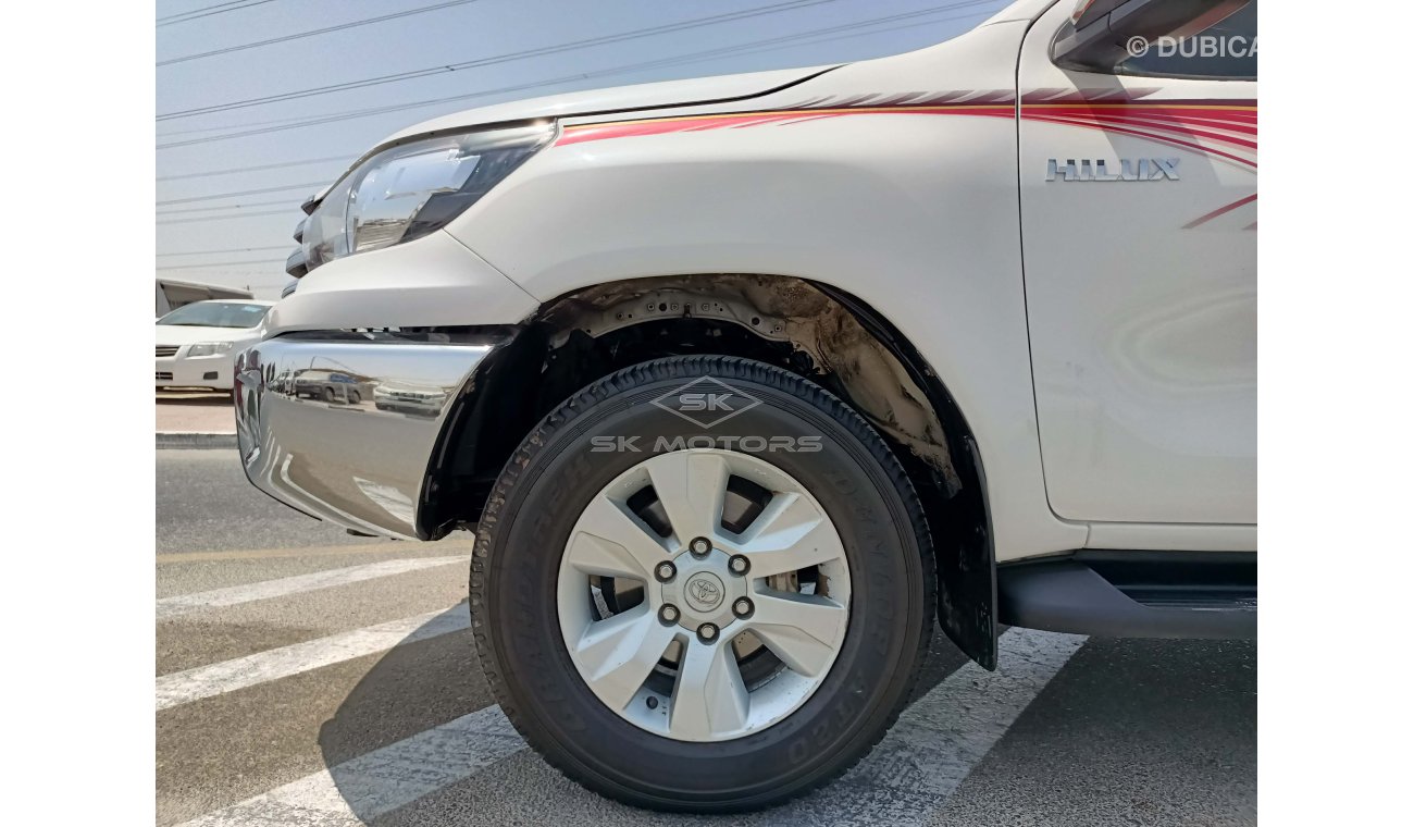 Toyota Hilux 2.7L, 17" Rims, Xenon Headlights, ECO/PWR Mode, Rear Camera, Front & Rear A/C, 4WD, DVD (LOT # 7911)
