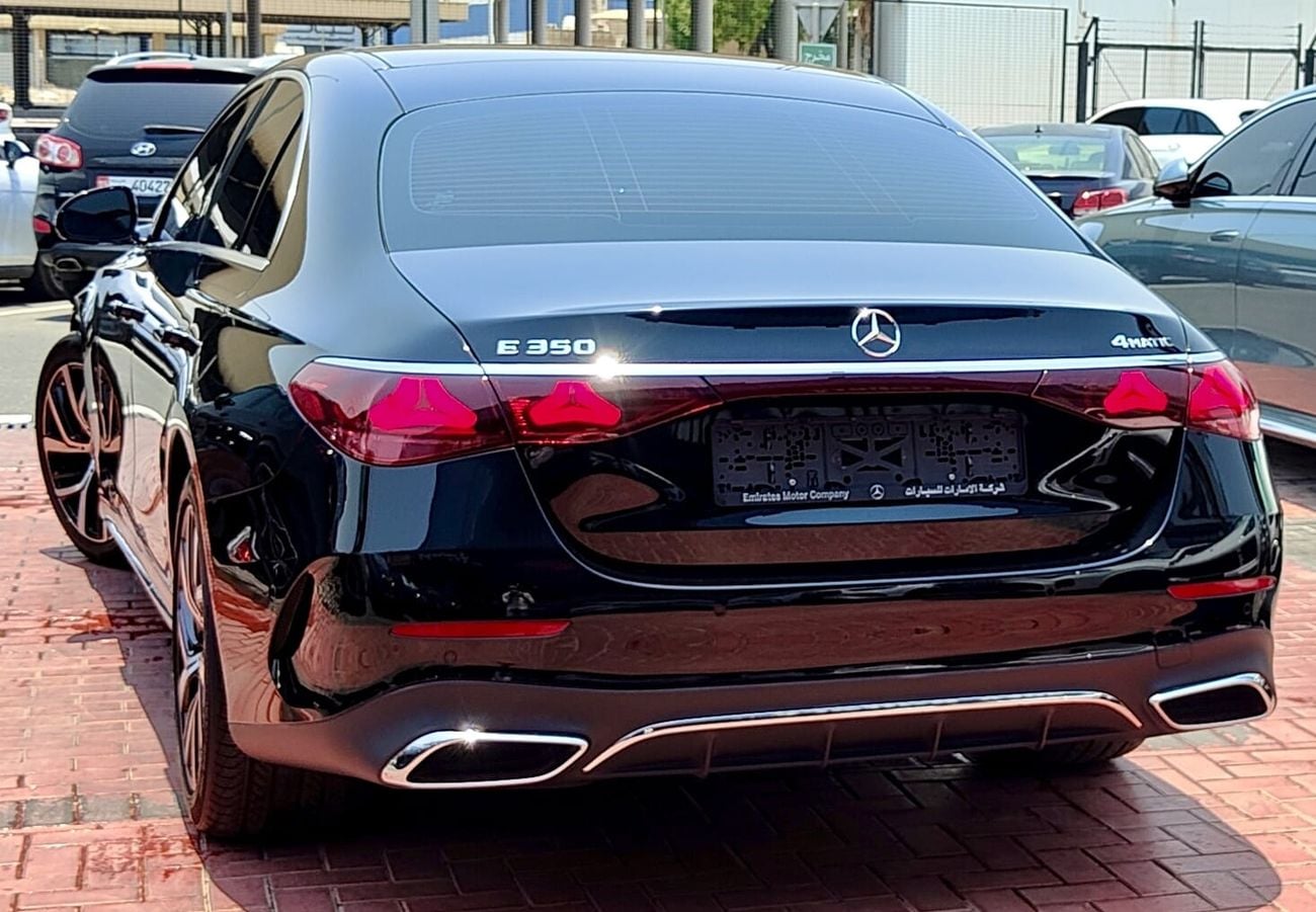 Mercedes Benz E350 4MATIC (NON GCC) Avantgarde Original paint 2024 American Specs
