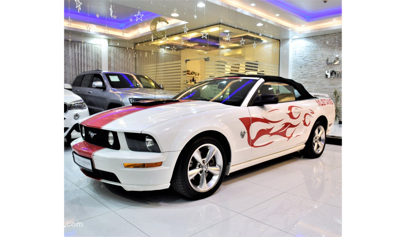 فورد موستانج EXCELLENT DEAL for our Ford Mustang GT Convertible 2009 Model!! in White/Red Color! GCC Specs