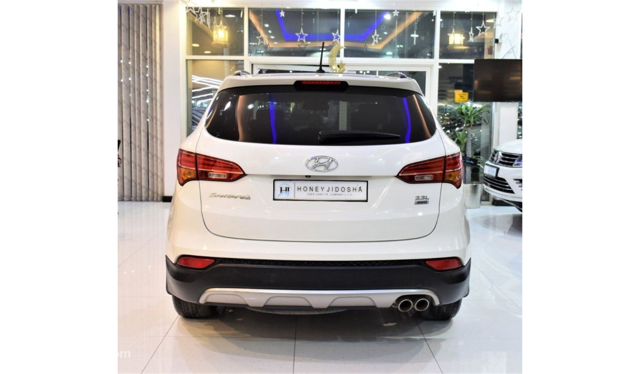 Hyundai Santa Fe AMAZING Hyundai SantaFe 4WD 3.3L 2013 Model!! in White Color! GCC Specs