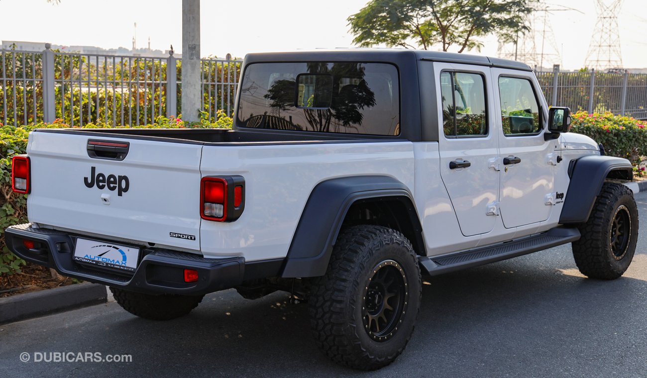 Jeep Gladiator 2020  Sport 4X4, 3.6L V6 GCC, 0km , W/ 3 Yrs or 60K km Warranty @ Trading Enterprises