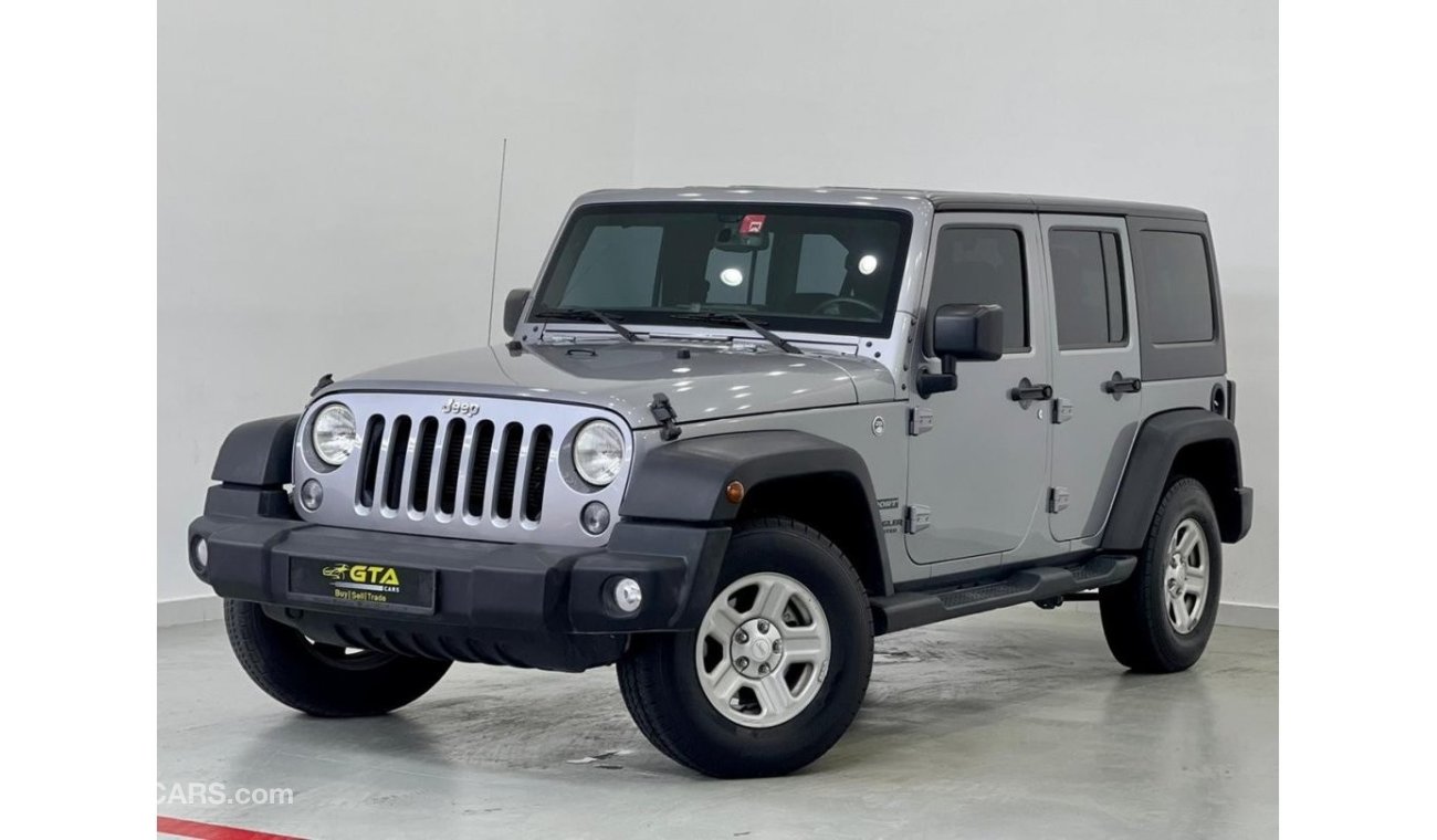 جيب رانجلر 2016 Jeep Wrangler Sport Unlimited, Full Jeep Service History, Warranty GCC