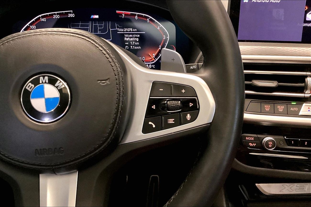 بي أم دبليو X3 xDrive 30i M Sport | شامل الضمان | 0 ﺪﻔﻋﺓ ﺃﻮﻟﻯ