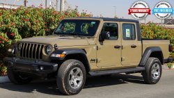 Jeep Gladiator 2020 Sport 4X4, 3.6L V6 GCC, 0km , W/ 3 Yrs or 100K km Warranty @ Trading Enterprises