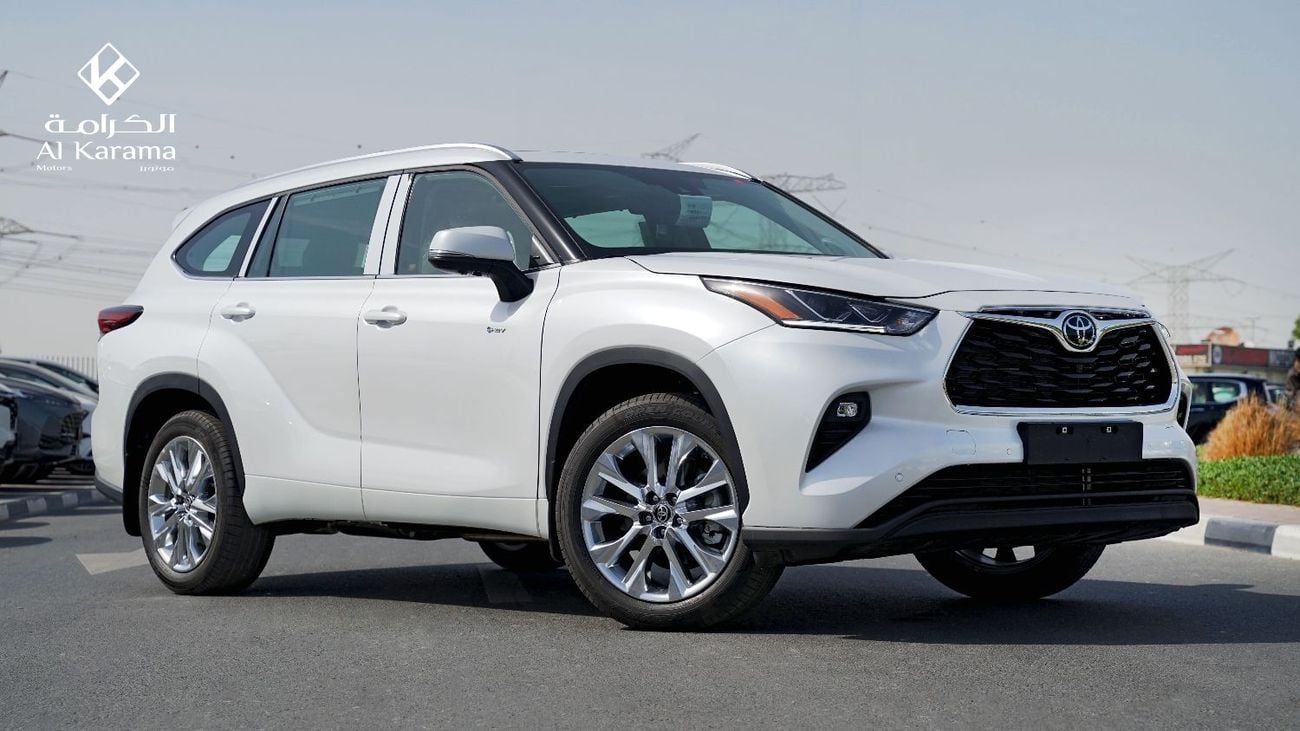 تويوتا هايلاندر ليميتد | محرك هجين 2.5 لتر | دفع رباعي | سيارة رياضية متعددة الاستخدامات كاملة المواصفات مزودة برادا