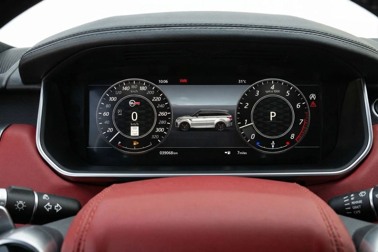 Land Rover Range Rover Sport SVR AED 4,504 P.M | 0% Down Payment | Supercharged | High Performance SUV