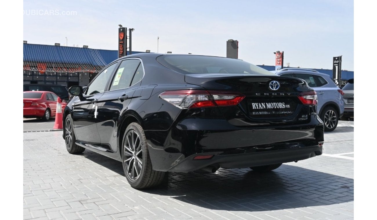 تويوتا كامري Toyota Camry GLE 2.5L Hybrid, Sedan, FWD, 4Doors , Model 2024, Color Black