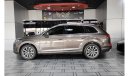 Audi Q7 AED 1,800 P.M | 2016 AUDI Q7 45 TFSI QUATTRO 3.0 L | 7 SEATS | GCC | UNDER WARRANTY