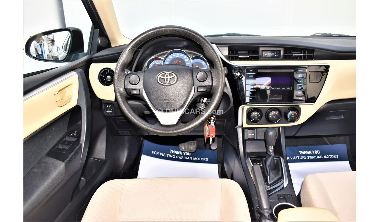 Toyota Corolla AED 1039 PM | 2.0L SE GCC DEALER WARRANTY