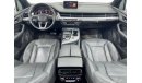 أودي Q7 45 TFSI quattro 2016 Audi Q7 45TFSI Quattro, Warranty, Service History, GCC