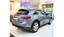 Infiniti QX70 FULL SERVICE HISTORY / ORIGINAL PAINT ( صبغ وكاله ) Infiniti QX70 2017 Model!! in SkyBlue Color! GCC