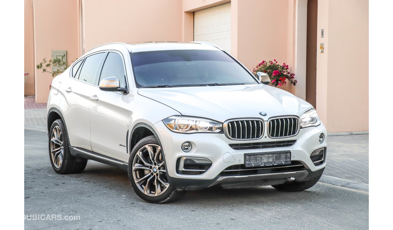 BMW X6 X-Drive 50i 2016 GCC under Warranty with Zero downpayment.