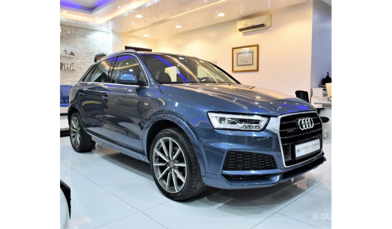 أودي Q3 EXCELLENT DEAL for our Audi Q3 S-Line 35TFSi 2018 Model!! in Blue Color! GCC Specs