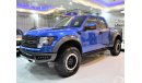 Ford Raptor EXCELLENT DEAL for our Ford F-150 SVT RAPTOR! 2014 Model!! in Blue Color! GCC Specs