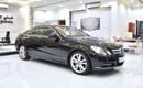 مرسيدس بنز E300 EXCELLENT DEAL for our Mercedes Benz E300 Coupe ( 2013 Model ) in Black Color GCC Specs