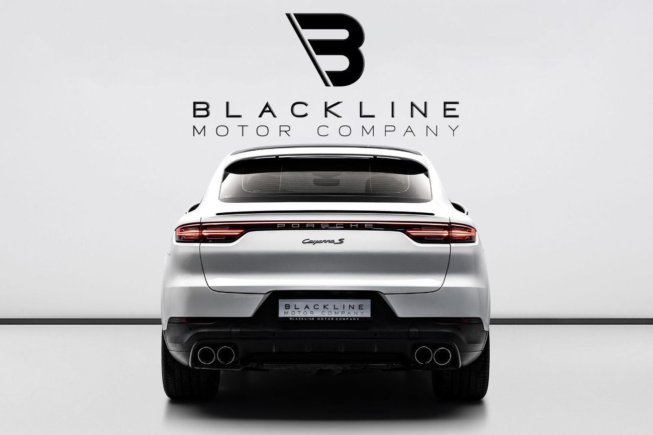 Porsche Cayenne S Coupe BUY NOW, PAY 2027 | THE BLACKLINE STANDARD | Warranty, Full Service History, GCC