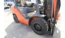 Toyota Fork lift LPG 3 TON, 3 STAGE W/SIDE SHIFT 3 LEVER,4.5M LIFT HEIGHT MY23