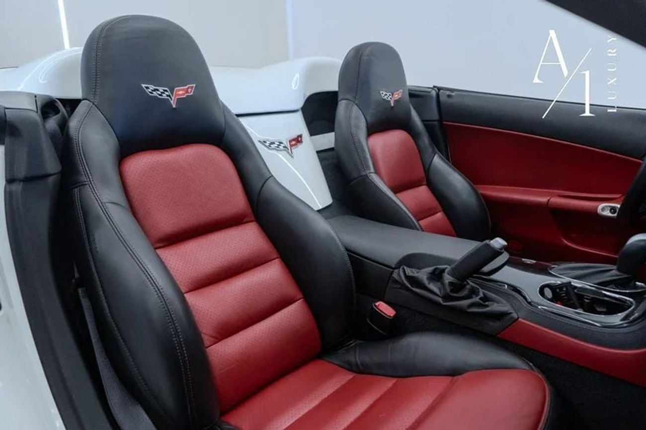 شيفروليه كورفت C6 6.2L V8 2009 Chevrolet Corvette C6, Full Corvette Service History, Very Low Kms, Manual Transmiss