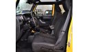 Jeep Wrangler FULL SERVICE HISTORY! Jeep Wrangler Unlimited Sport 2015 Model!! in Yellow Color! GCC Specs