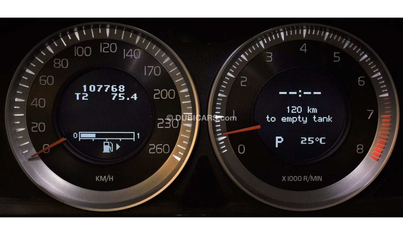 Volvo XC60 EXCELLENT DEAL for our FULL OPTION! Volvo XC60 T6 AWD 2012 Model!! in Red Color! GCC Specs