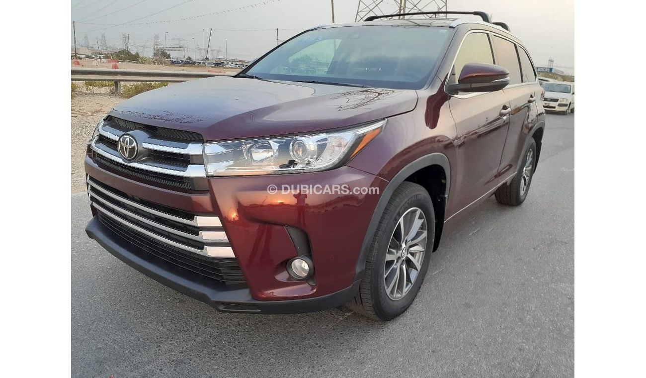 Used 2018 TOYOTA HIGHLANDER XLE AWD MAROON 6Cylinder 3.5L Engine 31632 ...