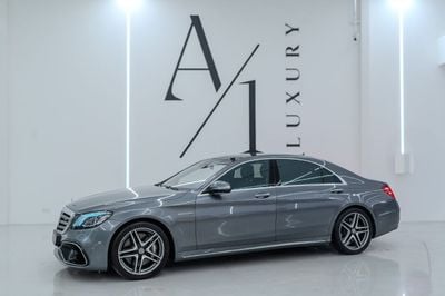 مرسيدس بنز S 63 AMG STANDARD Std 4.0L (604 HP) 2018 Mercedes Benz S63 AMG 4MATIC, Warranty, Fully Loaded, Excellent Condition