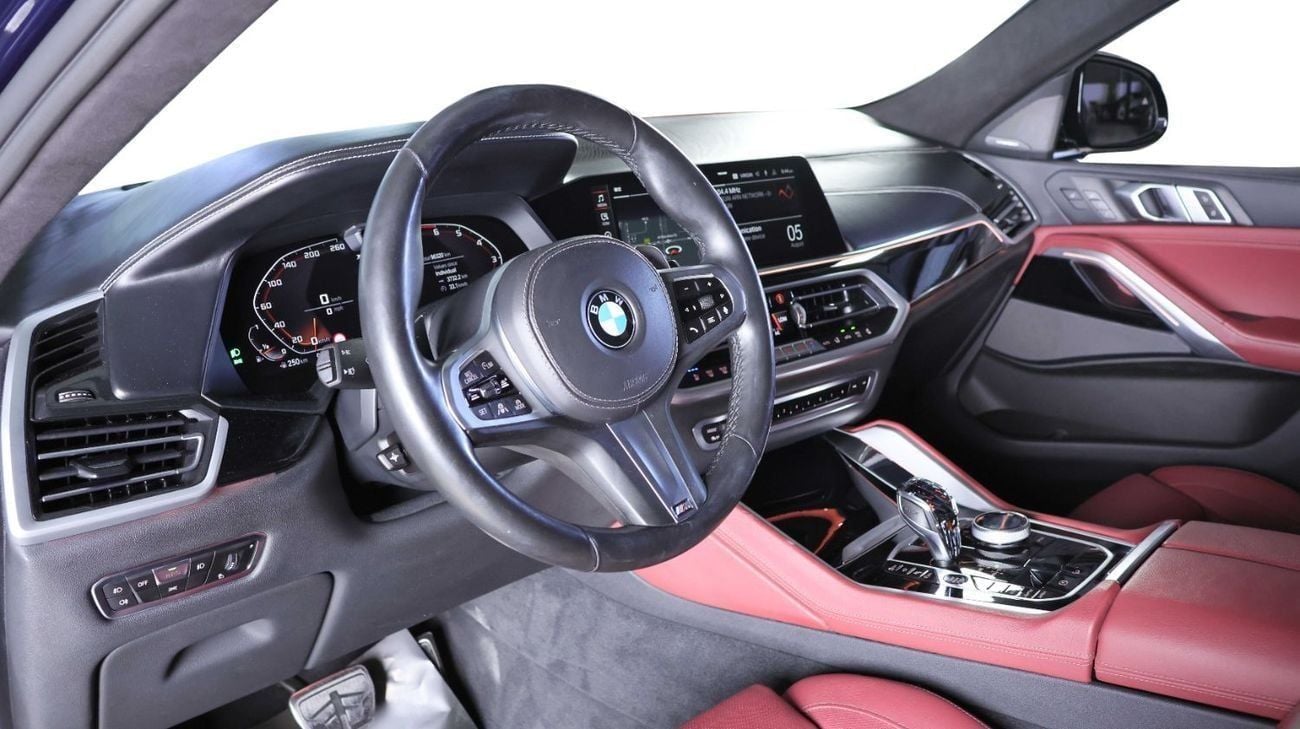 BMW X6 M50i 4.4L GCC-High Specifications-AGMC Warranty Service contract till 09/2026-M Sport Package