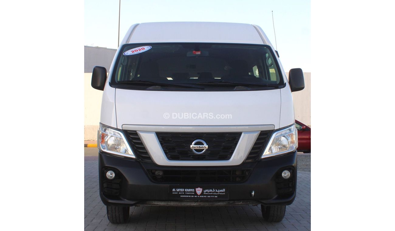 Nissan Urvan Std Nissan Urvan 2020 GCC high roof, high chair, manual gear, in excellent condition